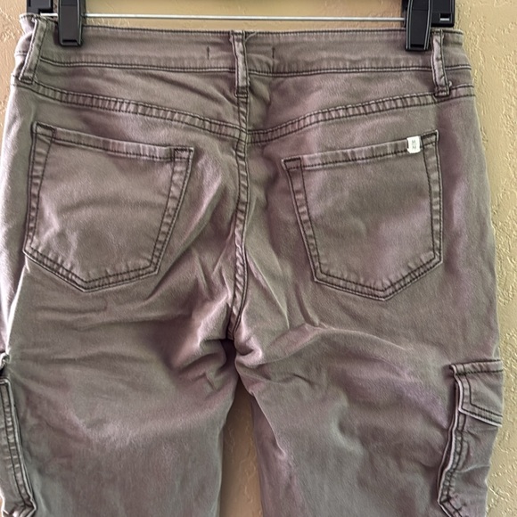 Melrose and Market Skinny Stretch Twill Cargo Pant color gray Size 28 - Picture 7 of 12